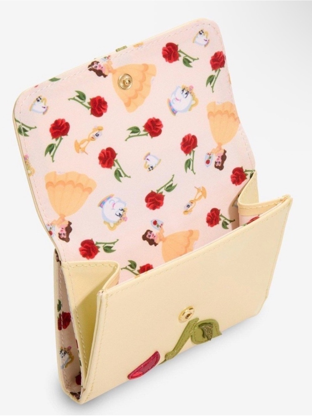 Loungefly Disney Beauty and The Beast Enchanted Rose Shimmer Mini Backpack Set - Picture 9 of 11